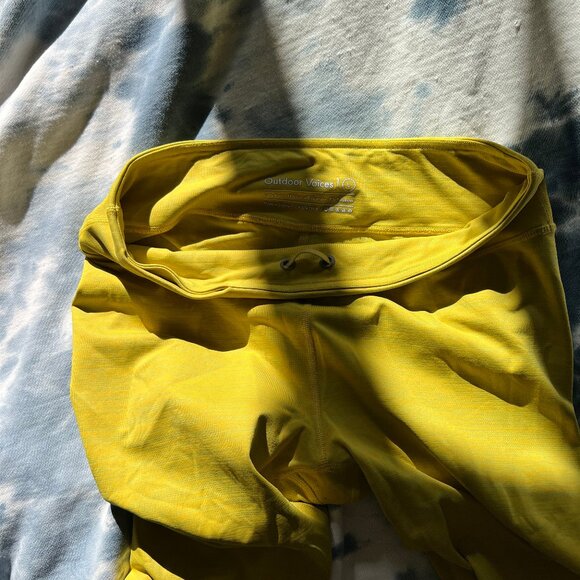 Women's Yellow Outdoor Voices TechSweat 7/8 Flex Leggings Large - Picture 4 of 7